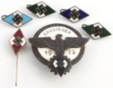 WWII GERMAN REICH HITLER YOUTH GAUSIEGER BADGE
