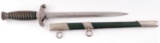 WWII GERMAN REICH LAND CUSTOMS DAGGER W SCABBARD