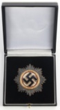 WWII GERMAN REICH GERMAN CROSS W/ DIAMONDS CASED