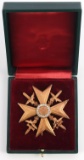 WWII GERMAN REICH SPANISH CROSS GOLD W/ DIAMONDS