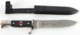 WWII GERMAN REICH HITLER YOUTH SAWBACK KNIFE