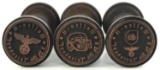 WWII GERMAN THIRD REICH SS HAND STAMP LOT OF 3