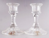 WWII GERMAN REICH ADOLF HITLER CANDLESTICK HOLDERS