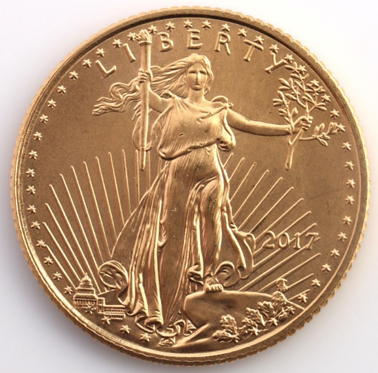 1/10TH OZ GOLD AMERICAN EAGLE COIN