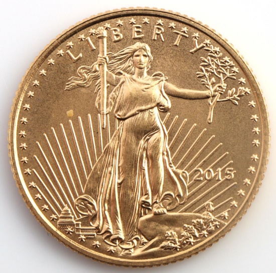 1/10TH OZ GOLD AMERICAN EAGLE COIN