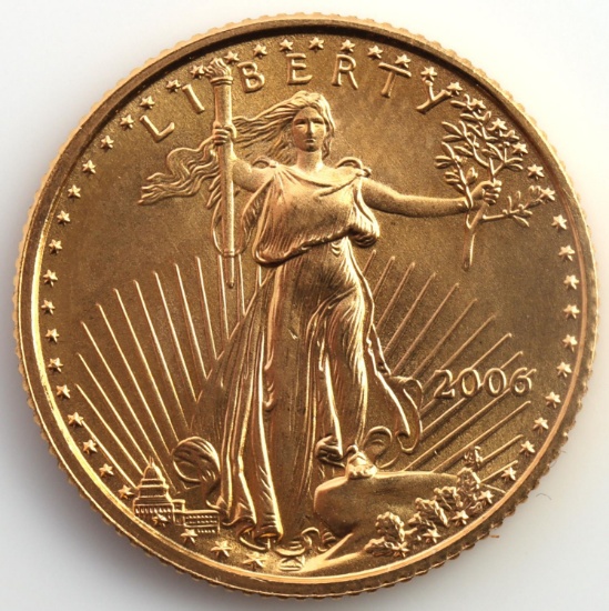 1/10TH OZ GOLD AMERICAN EAGLE COIN