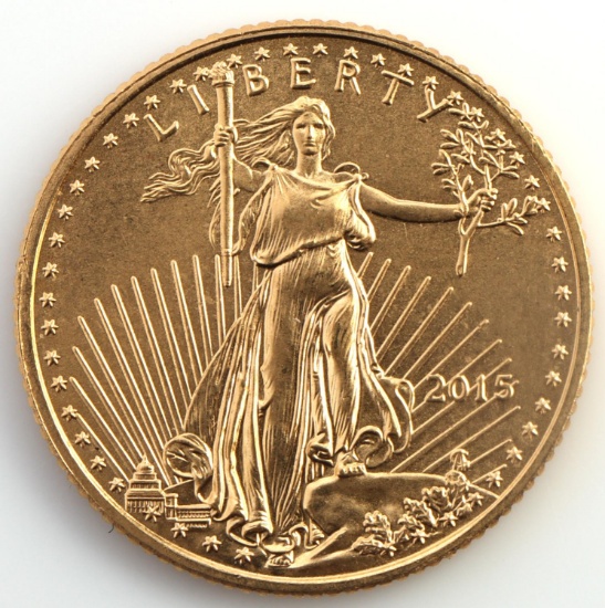 1/10TH OZ GOLD AMERICAN EAGLE COIN