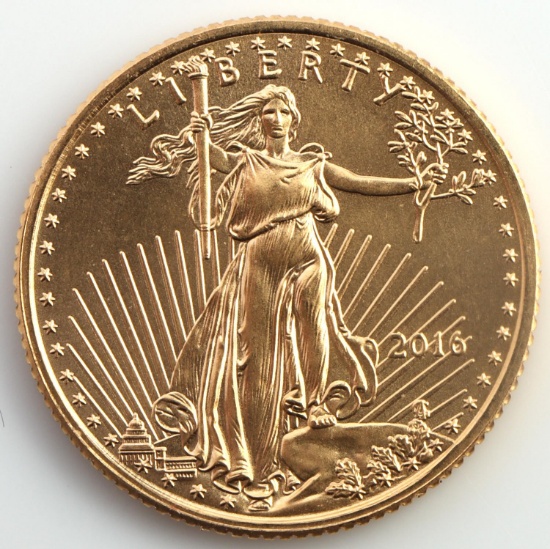 1/10TH OZ GOLD AMERICAN EAGLE COIN