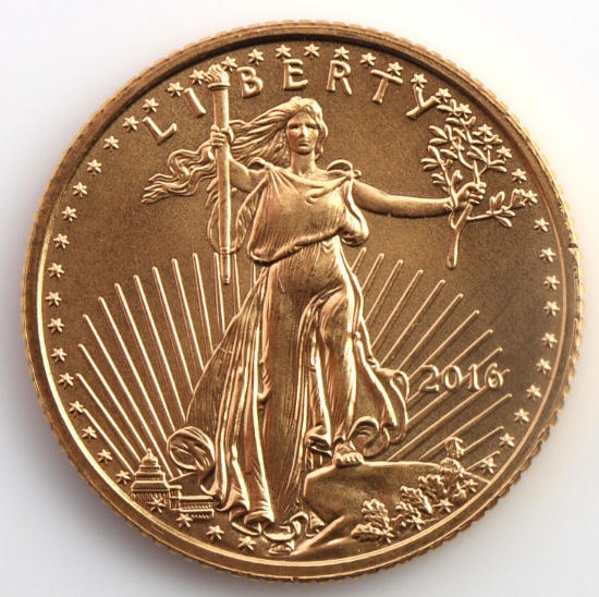 1/10TH OZ GOLD AMERICAN EAGLE COIN