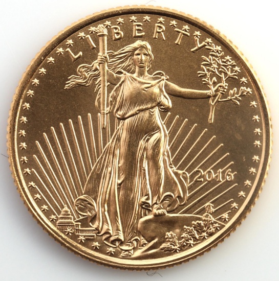 1/10TH OZ GOLD AMERICAN EAGLE COIN