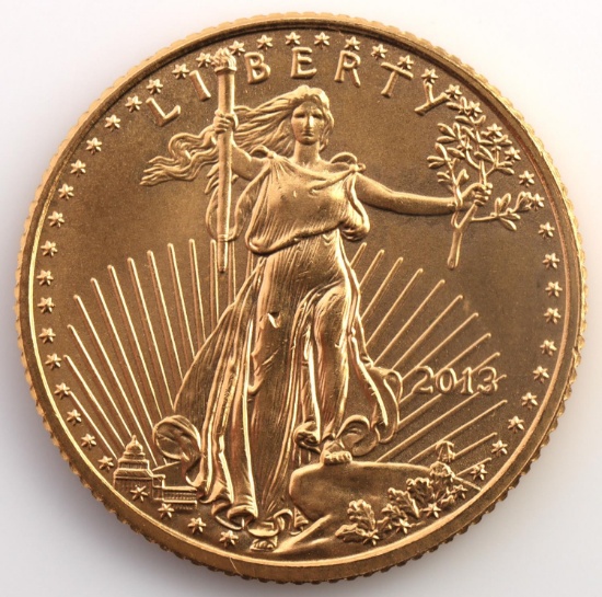 1/10TH OZ GOLD AMERICAN EAGLE COIN