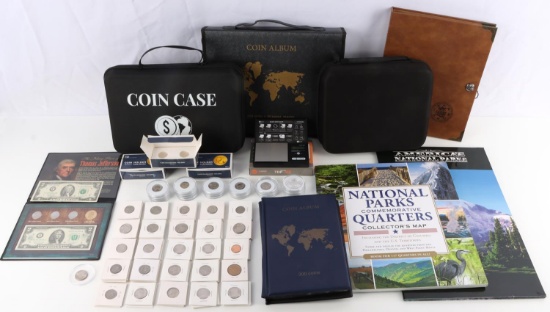 U.S. COINS BOOKS SUPPLIES SCALE