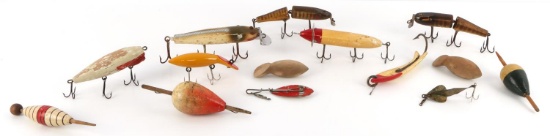 VINTAGE LURES SPINNERS & BOBBERS HEDDON CCB WILSON