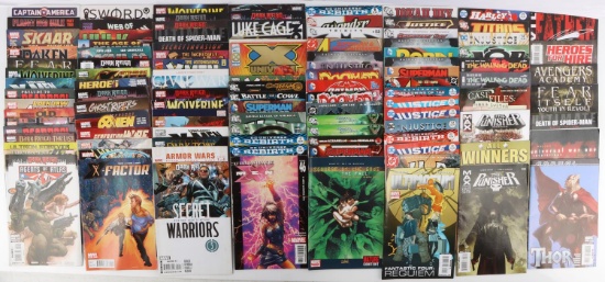 102 MARVEL DC COMIC LOT BATMAN SUPERMAN & OTHERS