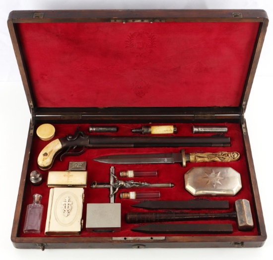 ANTIQUE 19TH CENT VAMPIRE HUNTER SLAYER KIT