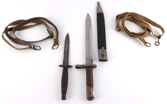 WWII BRITISH SPANISH BAYONET SLING FIGHTING KNIFE