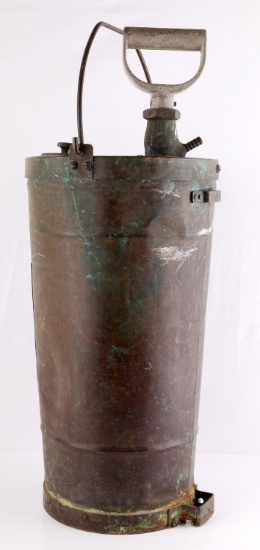 LOFSTRAND COPPER BRASS ARMY CORP FIRE EXTINGUISHER