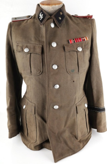 WWII SS PANZER GRENADIER REGIMENTAL TUNIC