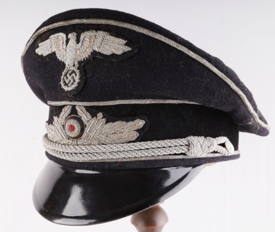 WWII GERMAN REICH DIPLOMATIC KORPS OFFICIAL VISOR