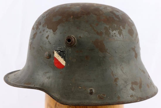 WWII GERMAN M18 TRANSITIONAL VOLKSSTURM HELMET