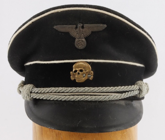 WWII GERMAN SS OFFICER VISOR SIZE 57 EURO