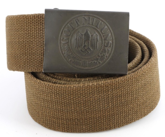 WWII GERMAN THIRD REICH EM ARMY BELT BUCKLE