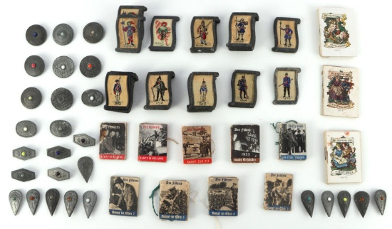 LOT OF 107 WWII GERMAN THIRD REICH WHW MINATURES