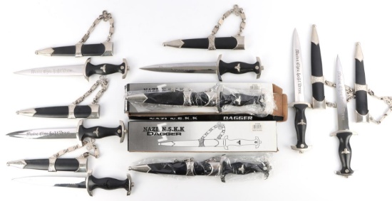 8 GERMAN THIRD REICH SS DAGGER LOT