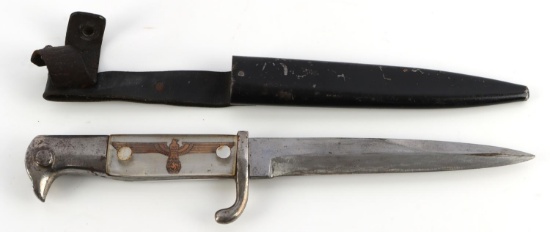 WWII GERMAN  REICHSADLER LUCITE GRIP FIGHTING KNIF