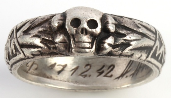 WWII GERMAN THIRD REICH HIMMLER SS HONOR RING