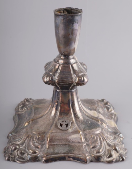 WWII GERMAN THIRD REICH SS POLICE CANDLE HOLDER