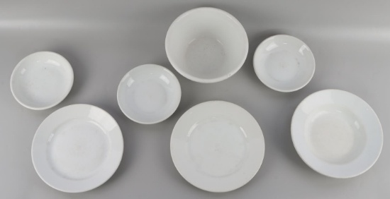 7 WWII GERMAN REICH HEER ARMY PORCELAIN PLATE LOT
