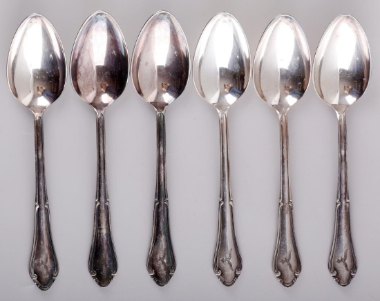 SET OF 6 WWII THIRD REICH LUFTWAFFE TABLE SPOONS