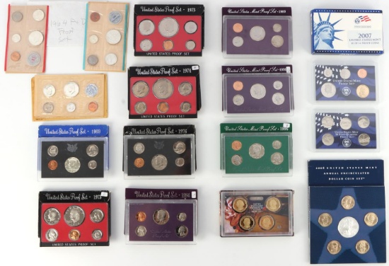 SILVER & CLAD PROOF SET & AMERICAN EAGLE COIN LOT