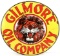 GILMORE OIL COMPANY 24 INCH PORCELAIN SIGN