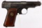 DEUTSCHE WERKE ORTGIES HAMMERLESS SEMI AUTO PISTOL