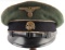 WWII GERMAN REICH WAFFEN SS ENLISTED MEN VISOR CAP