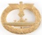 WWII GERMAN MINT U BOAT BADGE FREDERICK ORTH