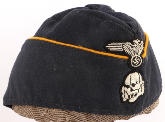 WWII GERMAN SS CALVARY NCO HBT SIDE CAP