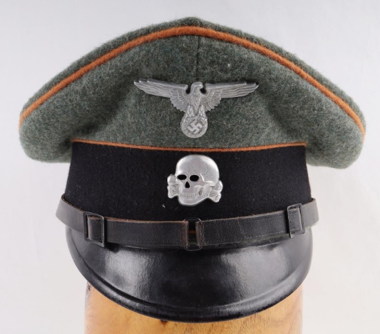 WWII GERMAN REICH SS CONCENTRATION CAMP VISOR CAP