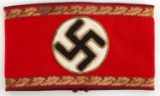 WWII GERMAN THIRD REICH NSDAP HIGH LEADER ARM BAND