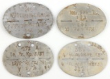 LOT 4 DUG WWII GERMAN THIRD REICH DOG TAGS