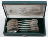 WWII GERMAN BOX OF 6 NSDAP SPOON FROM OFFICIAL