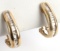 10K YELLOW GOLD DIAMOND LEVER BACK EARRINGS