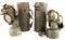 LOT 2 WWII GERMAN LUFTSCHUTZ GAS MASK & CANISTER