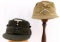 2 WWII GERMAN THIRD REICH M43 CAP LOT