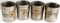 WWII GERMAN THIRD REICH HEER ARMY CUP LOT OF 4