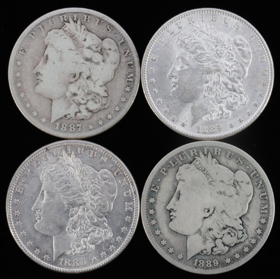 MORGAN SILVER DOLLAR COIN G4 TO MS 1889 1887 1886