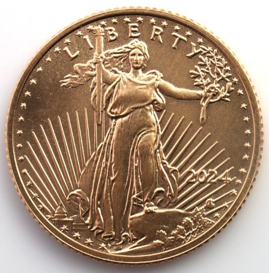 1/10TH OZ GOLD AMERICAN EAGLE COIN