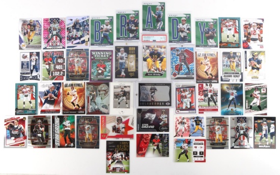 OVER 50 TOM BRADY CARDS NCAA & NFL CARDS PSA